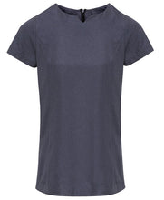 Load image into Gallery viewer, VIOLA LINEN LOOK CUT NECK BEAUTY TUNIC PR688