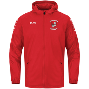 Kids JAKO Geraldines AFC Rain Jacket Team 2.0 Red GR7402K