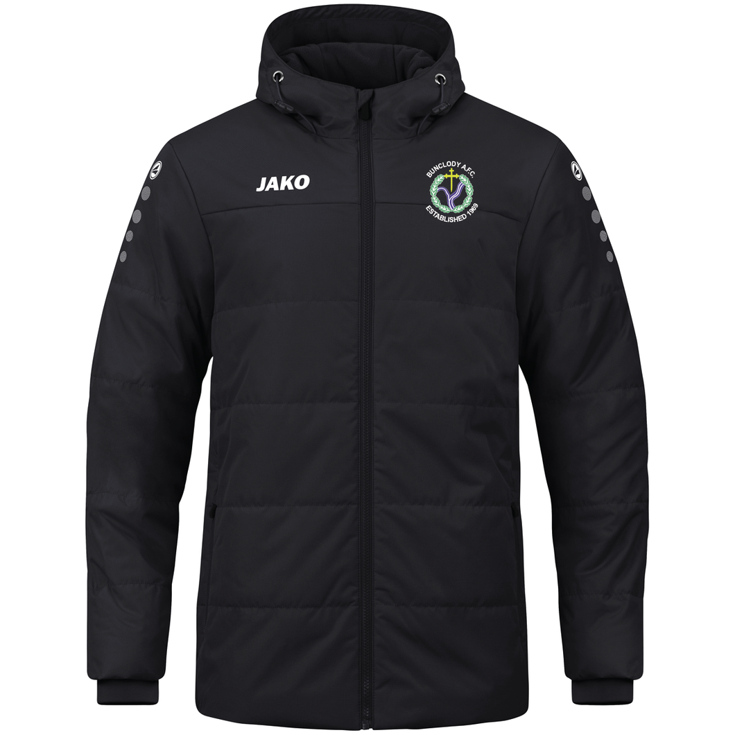 Adult JAKO Bunclody AFC Coach jacket Team BUN7103