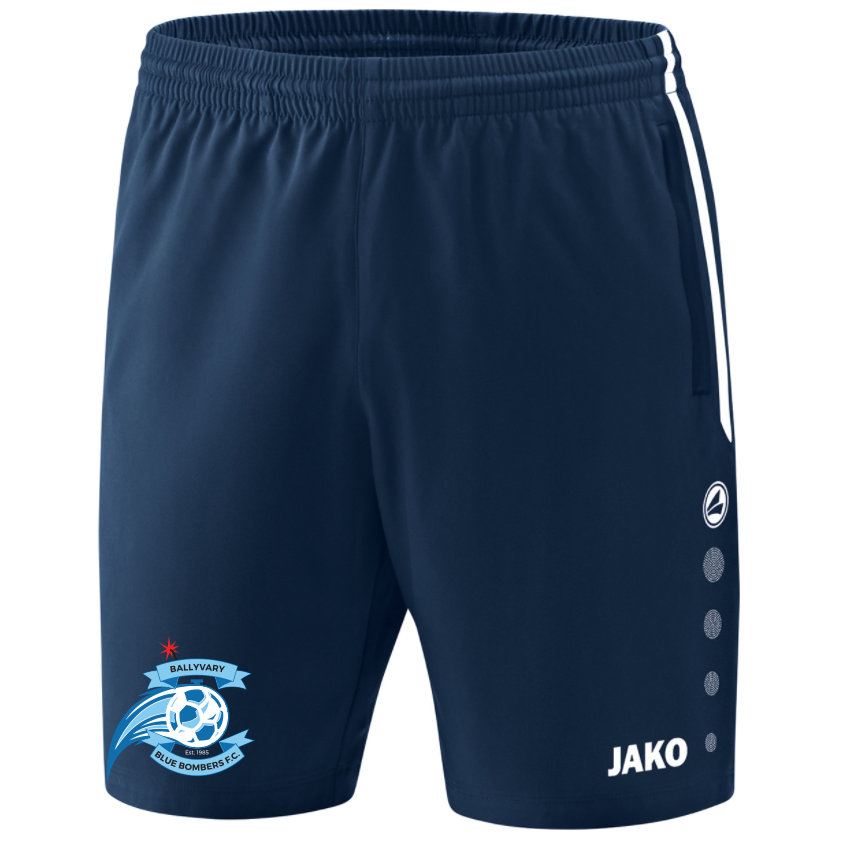 Adult JAKO Ballyvary Blue Bombers FC COACHES SHORTS BBB6218