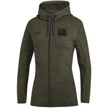 Load image into Gallery viewer, Womens JAKO Icon Strength &amp; Conditioning Hooded Jacket Premium Basics ISC6829D