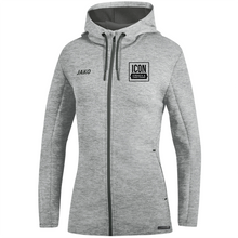 Load image into Gallery viewer, Womens JAKO Icon Strength &amp; Conditioning Hooded Jacket Premium Basics ISC6829D