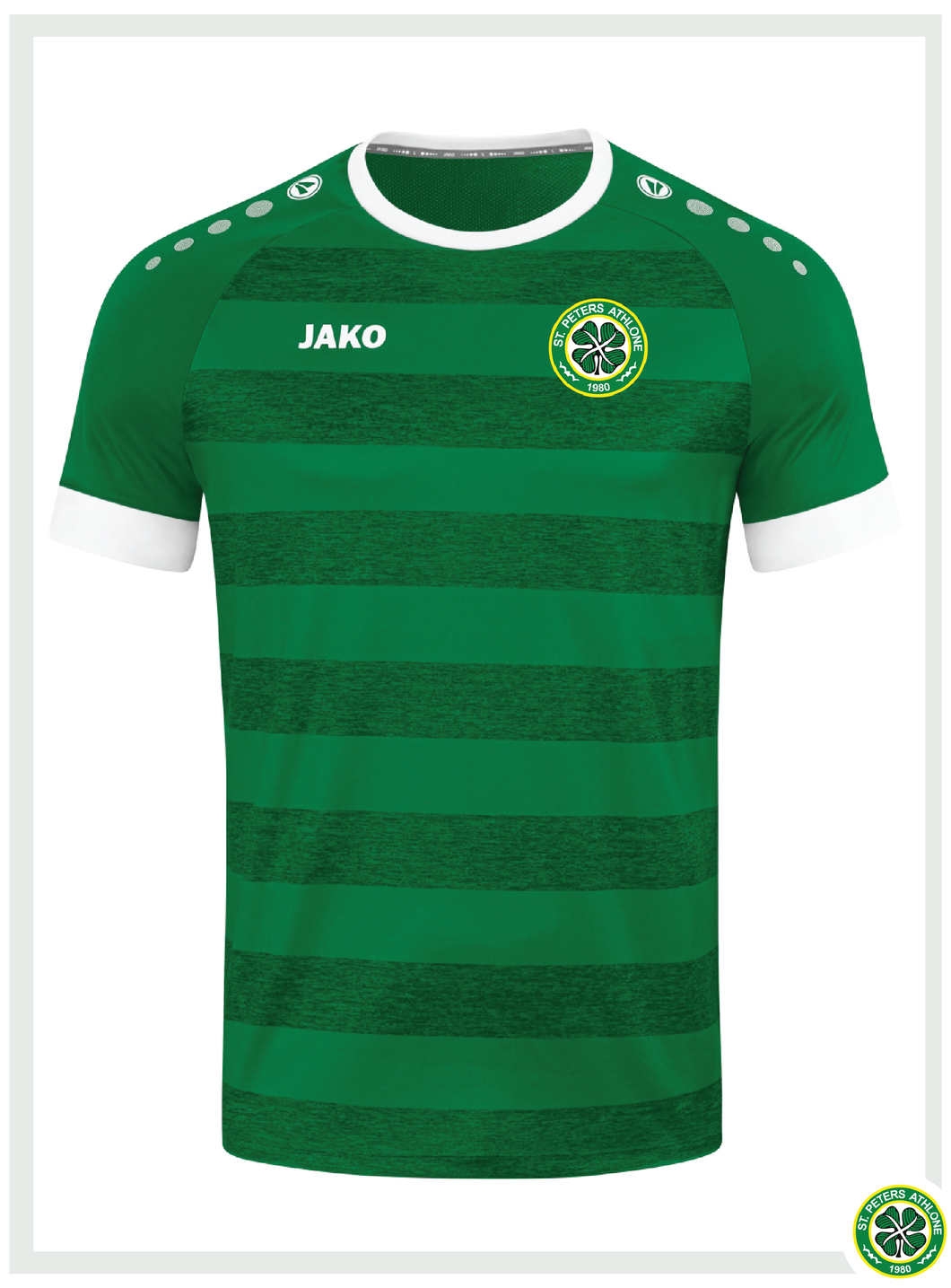 Kids JAKO St Peters Jersey Celtic Melange S/S SP4214K