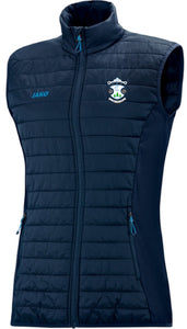 Womens JAKO Killarney Athletic Quilted Vest Premium 7005KATHW