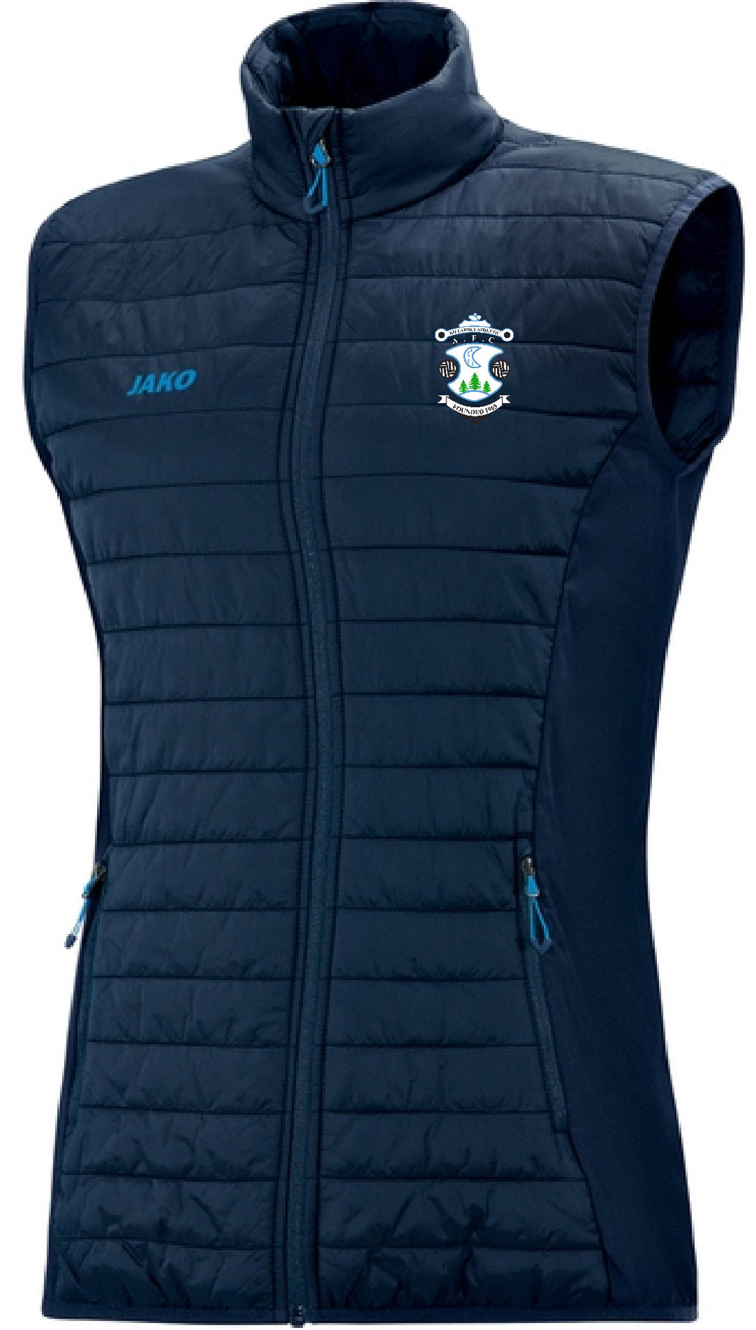 Womens JAKO Killarney Athletic Quilted Vest Premium 7005KATHW