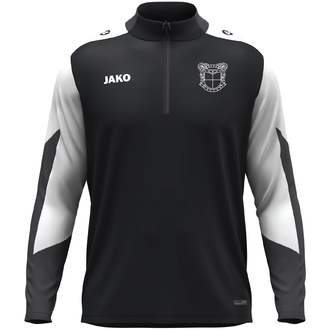 JAKO Donna Ziptop Dynamic, grigio chiaro/bianco/grigio, XL JAKO Donna Ziptop Dynamic, grigio chiaro/bianco/grigio, XL