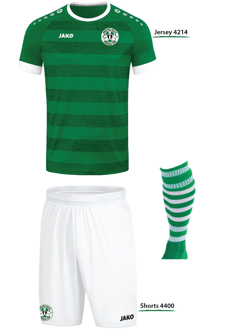 KIDS JAKO Nenagh Celtic FC Player Pack NE1111K