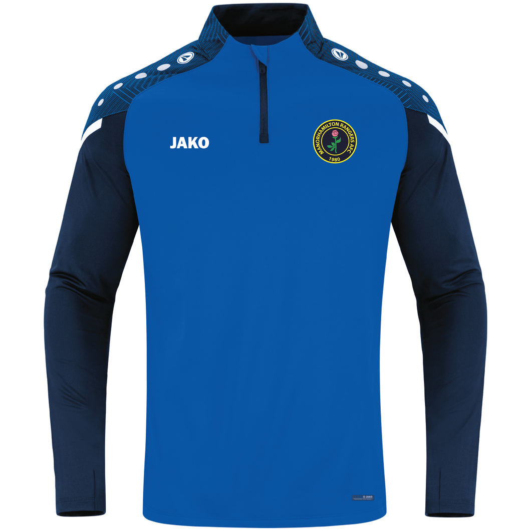 Adult JAKO Manorhamilton Rangers AFC Zip top Performance MR8622