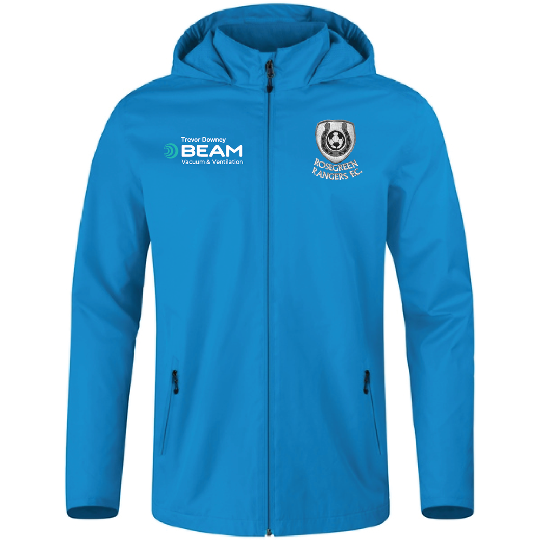 Adult JAKO Rosegreen Rangers FC Rain jacket Allround RRF7403