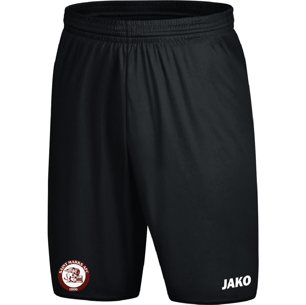 Adult JAKO St Marks AFC Shorts Manchester Black 2.0 SM4400