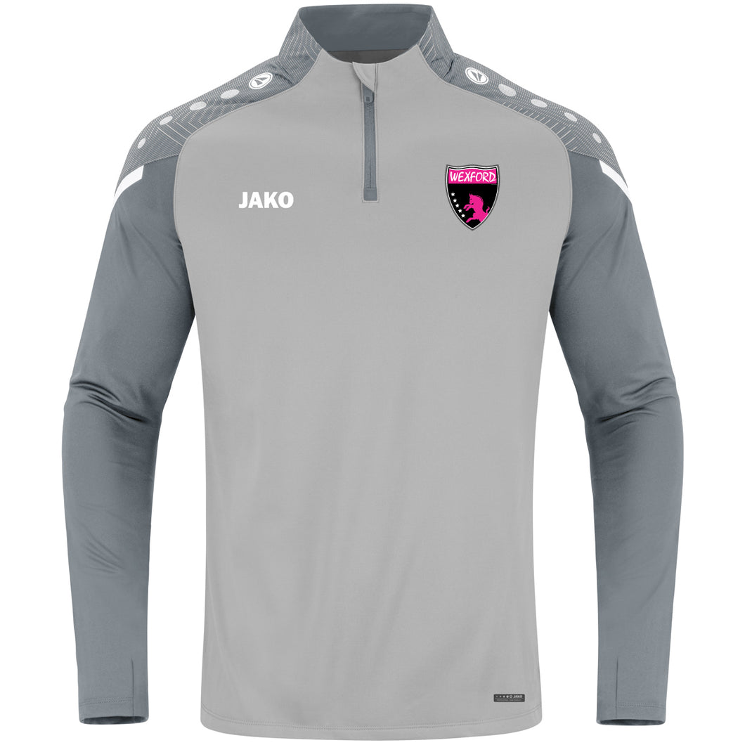 CRESTED SALES ITEMS - Adult JAKO Wexford FC Zip top Performance WFC8622
