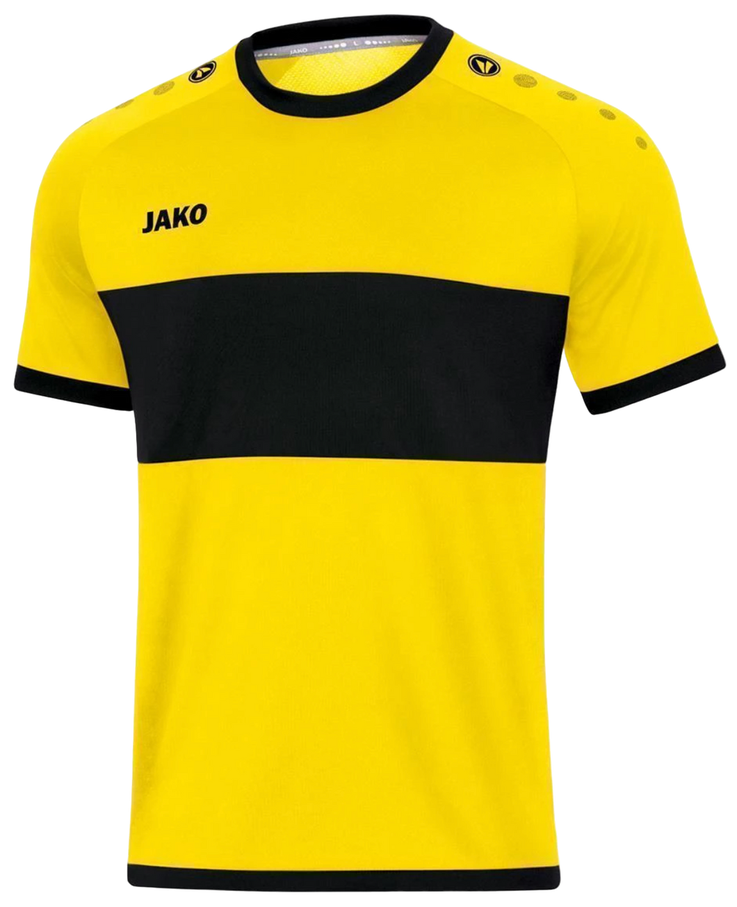 Jako Black/Yellow Jersey Size EU Large