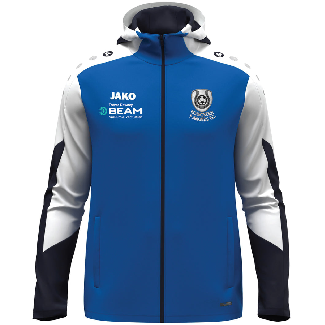 Kids JAKO Rosegreen Rangers FC Hooded jacket Dynamic RRF6870K