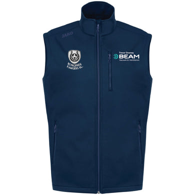 Adult JAKO Rosegreen Rangers FC Softshell vest Premium RRF7007