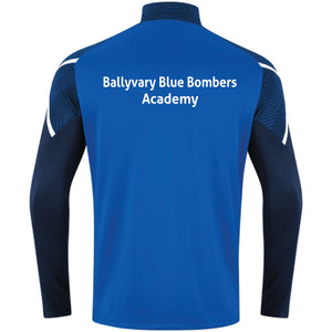 Kids JAKO Ballyvary Blue Bombers FC Academy Performance Zip Top BBBK8622