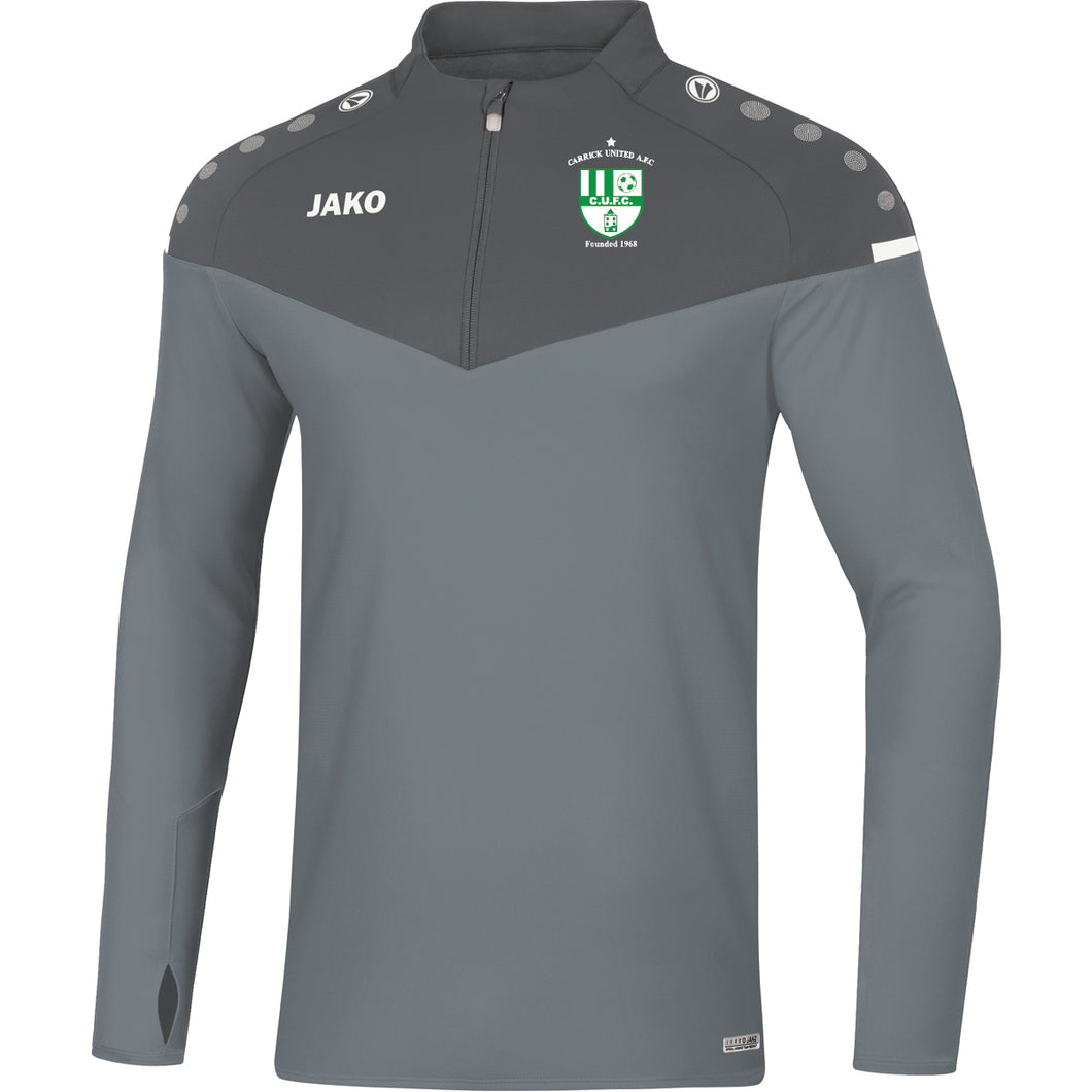 CRESTED SALES ITEMS - Adult JAKO Carrick United AFC Zip top Champ 8620