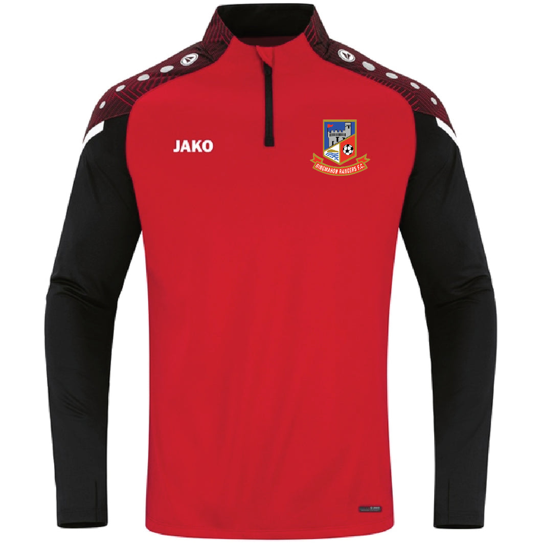 Adult JAKO Ringmahon Rangers Zip top Performance RM8622