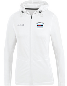 Womens JAKO Black Toes Running Club White Hoody BTR6875WW