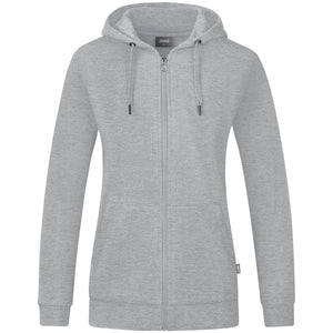 Womens JAKO Hooded jacket Organic C6820 - GREYS