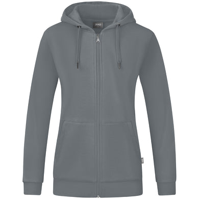 Womens JAKO Hooded jacket Organic C6820 - GREYS