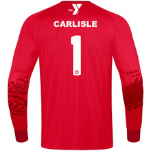 Load image into Gallery viewer, Adult JAKO Cays Long Sleeve GK Jersey Red CAYSR8911