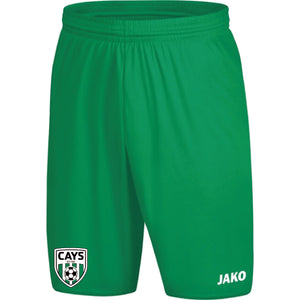 ADULT JAKO CAYS GREEN SHORTS 4400CAYS-G