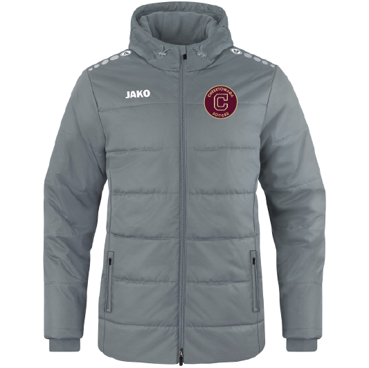 Coach jacket grey discount