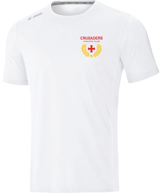 ADULT JAKO CRUSADERS AC TSHIRT WITH CREST CAC6175C WHITE WITH CREST