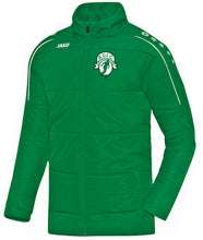 Load image into Gallery viewer, ADULT JAKO HIGHFIELD UNITED COACH JACKET CLASSICO HU7150 GREEN