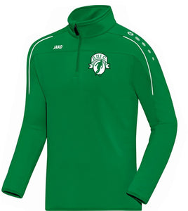 ADULT JAKO HIGHFIELD UNITED ZIP TOP CLASSICO HU8650 GREEN